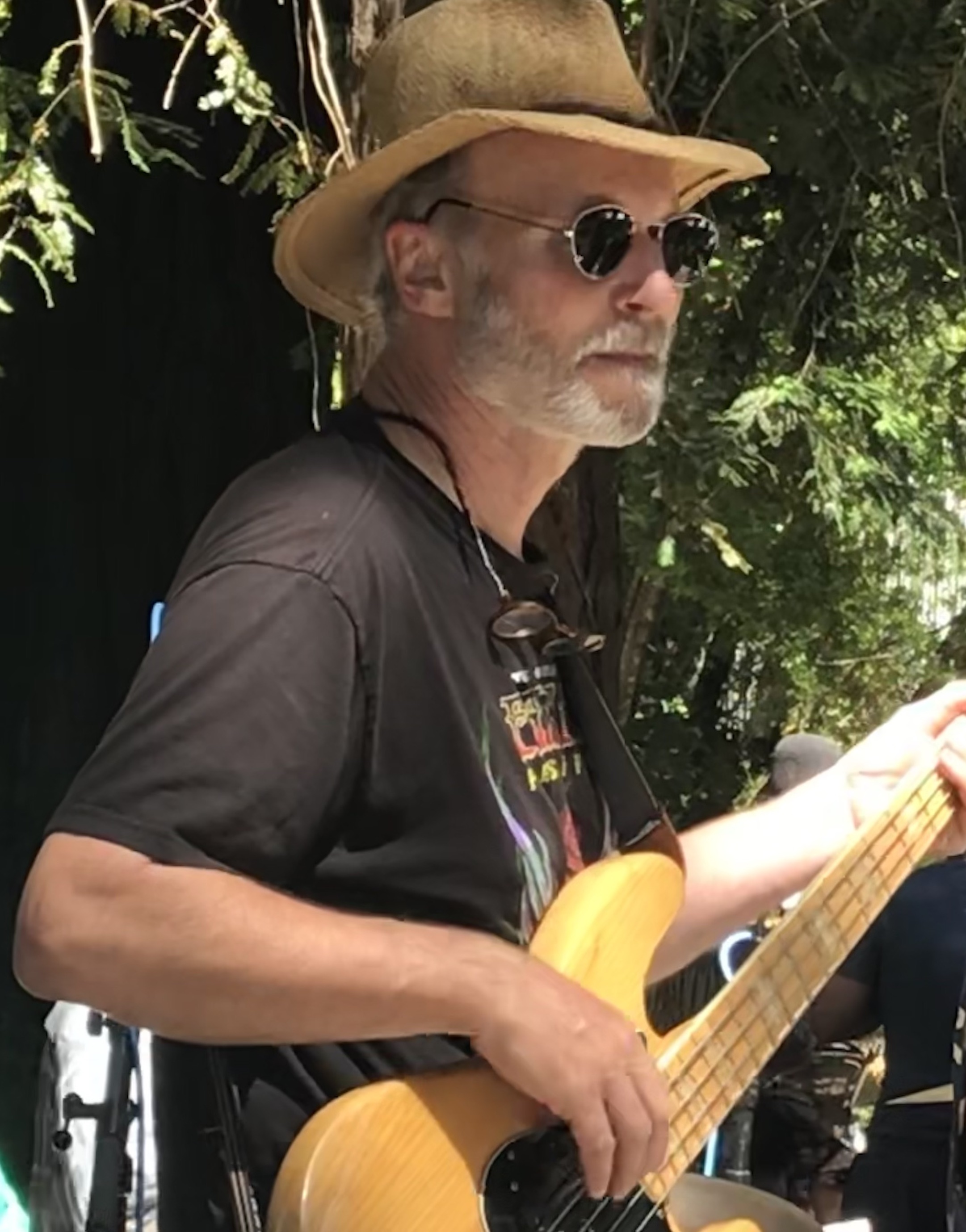 John playing music cropped